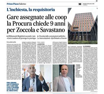COOP & SISTEMA SALERNO: verso la fine ingloriosa della Procura ?